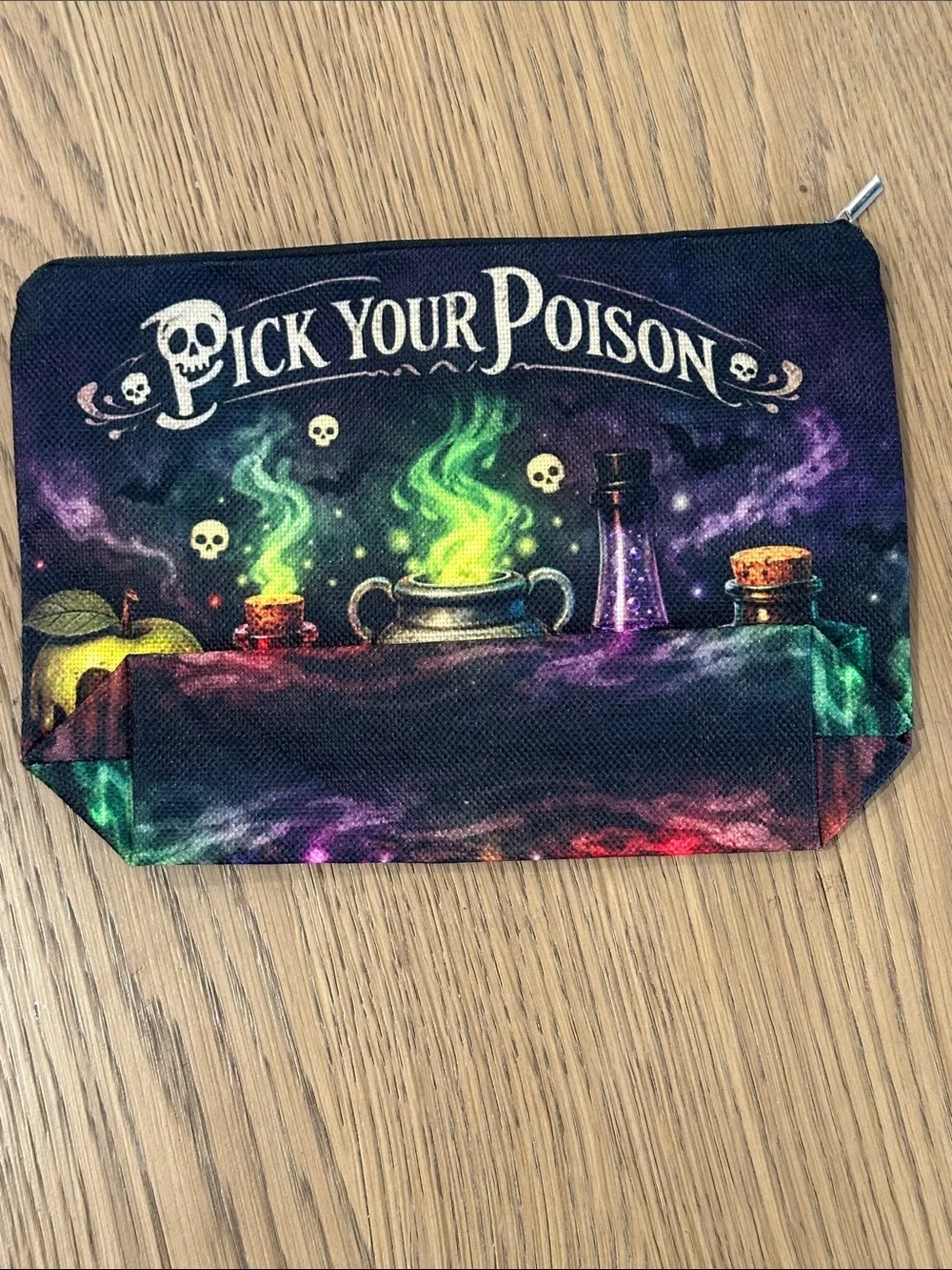 Pick Your Poison Cosmetic Pouch - Colorful Potion Design
